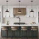 R Series 1 Light 13 inch Satin Black Indoor Pendant Ceiling Light